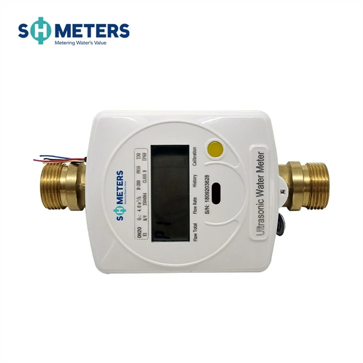 Smart Wireless Remote Reading Ultrasonic Water Flow Meter Brass M-bus