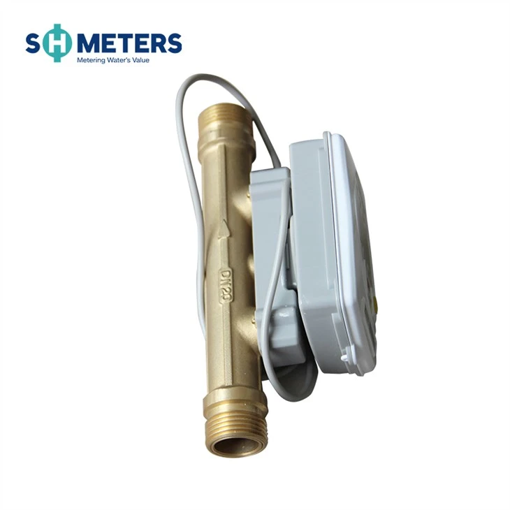 Smart Wireless Remote Reading Ultrasonic Water Flow Meter Brass M-bus
