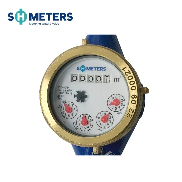 Multi Jet Water Meter Brass Body R160 high quality Multi Jet Water Meter Brass Body R160 high quality